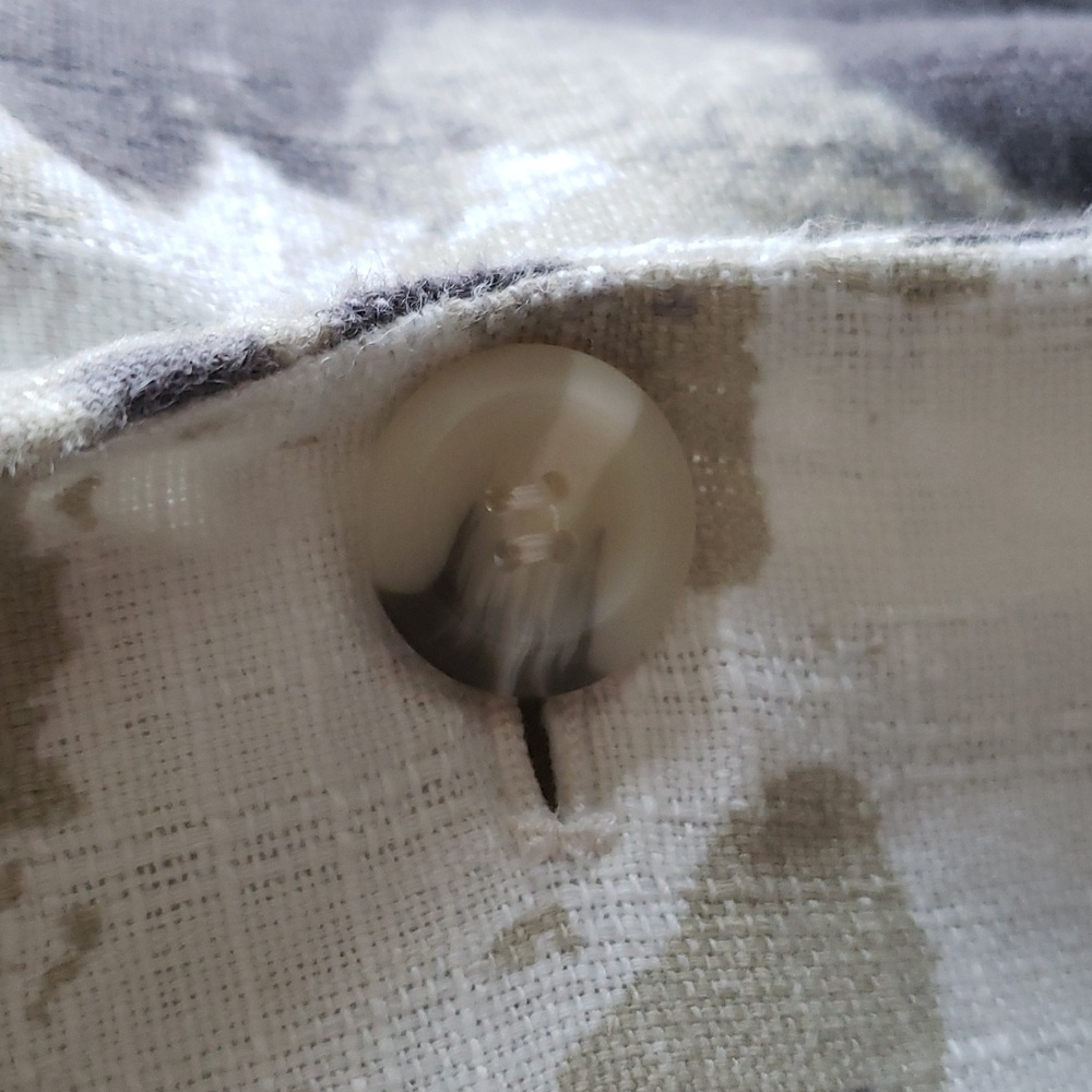 Coldwater Creek Floral Motif Blazer with Cinched Sleeves Size 10 Petite - Picture 4 of 9